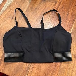All in motion black sports bra